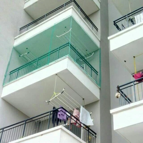 Safety net installation process