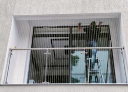 Window invisible grill installation
