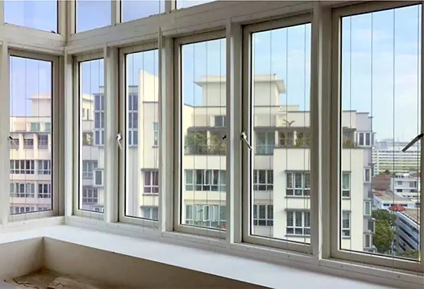 Invisible grill window cables
